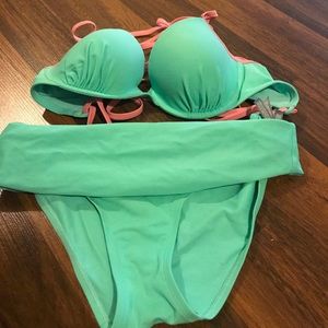 Aerie High Waisted Bikini Set